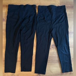 Shein maternity black leggings. Size 2xl